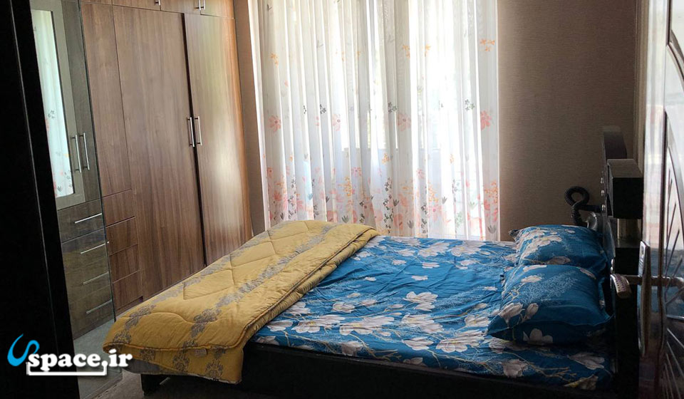 نمای داخلی اتاق خواب ویلای استخردار رامجین - ساوجبلاغ - روستای رامجین